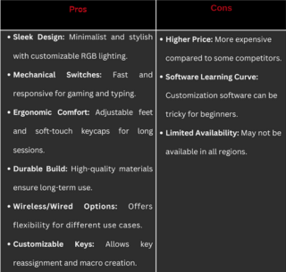 Pros and cons of aula f75