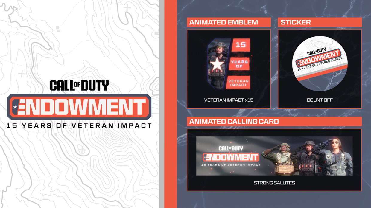 Call of Duty Endowment 15th Anniversary bundles